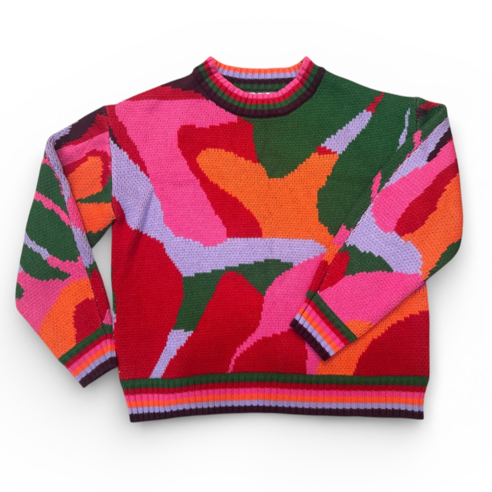 Colorful Abstract Women's Sweater